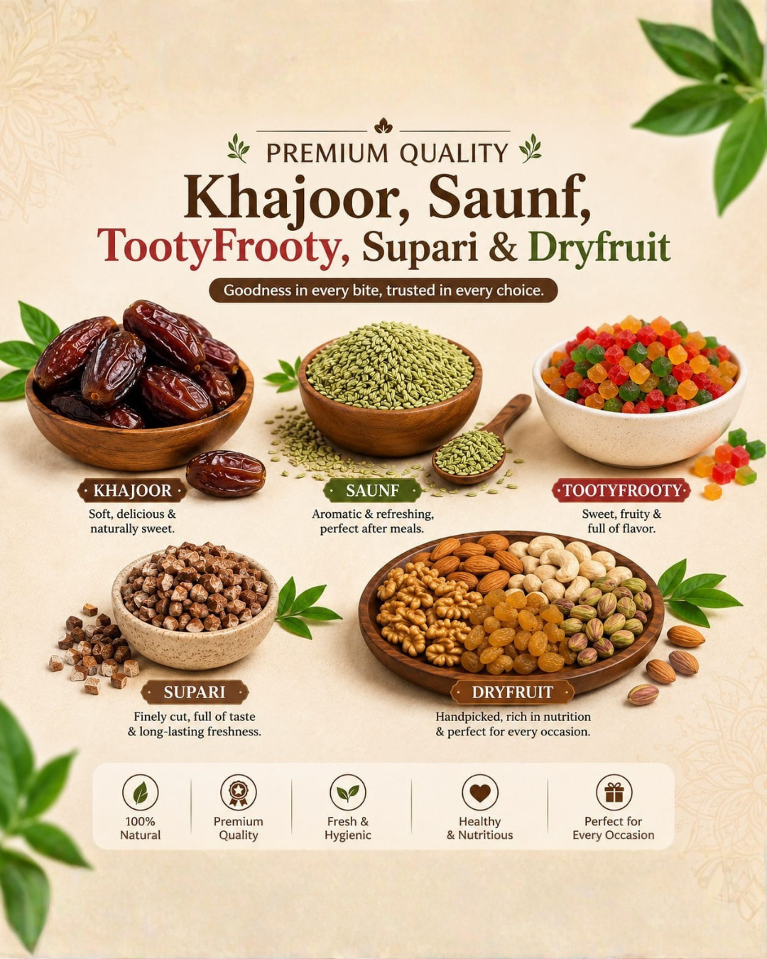 Premium Mukhwas Sweet Supari Mouth Freshener