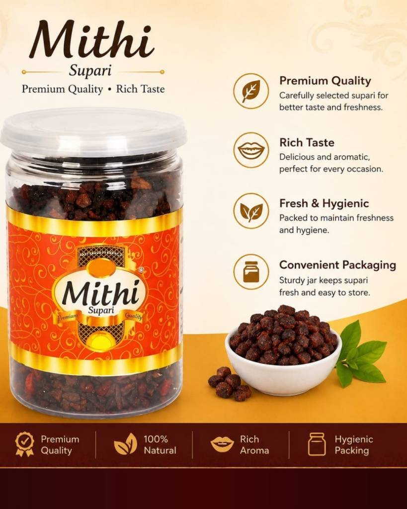 Premium Sweet Supari Flavored Mukhwas Indian Mouth Freshener